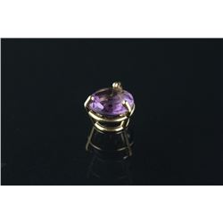 10kt Gold Amethyst Pendant Retail $150