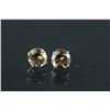 Image 3 : 10kt Gold Smokey Topaz Earrings Retail $300