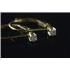 Image 2 : 14kt Gold Diamond Leverback Earrings CRV $571