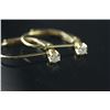 Image 3 : 14kt Gold Diamond Leverback Earrings CRV $571