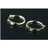 Image 1 : 9kt Gold Sapphire&Diamond Hoop Earring CRV $1009