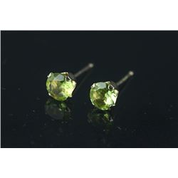 10kt Gold Peridot Earrings Appraised $563