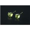 Image 1 : 10kt Gold Peridot Earrings Appraised $563