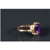 Image 6 : Chinese Purple Sapphire 14k Gold Ring