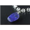 Image 3 : Chinese Quartz w/ Lapis Pendant Necklace
