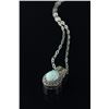 Image 1 : Sterling Silver Opal Pendant Necklace CRV $550