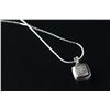 Image 1 : Sterling Silver Diamond Pendant Necklace CRV $610