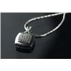 Image 2 : Sterling Silver Diamond Pendant Necklace CRV $610