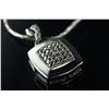 Image 3 : Sterling Silver Diamond Pendant Necklace CRV $610