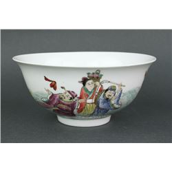 Chinese Famille Rose Porcelain Bowl Qianlong MK