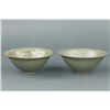 Image 1 : Pair Chinese Song Style Carved Porcelain Bowls