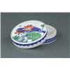 Image 1 : Famille Rose Porcelain Box w/Cover Yongzheng MK