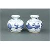 Image 1 : Pair Chinese Small BW Porcelain Jars 17/18 C.