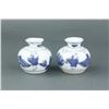 Image 2 : Pair Chinese Small BW Porcelain Jars 17/18 C.