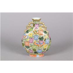 Chinese Famille Rose Porcelain Vase Yongzheng Mk