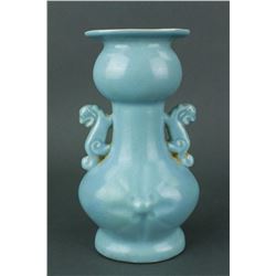 Chinese Green Jun Yao Style Porcelain Vase