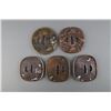 Image 2 : Five Pieces of Japanese Sword Tsuba