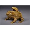Image 2 : Chinese Gold Jeweled Gold Coloured Frog Box