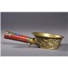 Image 1 : Chinese Iron Cloisonne Handle & Mark on Base