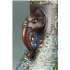 Image 4 : Chinese Cloisonne Bronze Hu Vase 4 Character Mark
