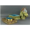 Image 2 : Chinese Yellow Ground Bronze Cloisonne Horse Head