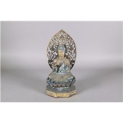 Chinese Bronze Guanyin Figure