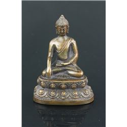 Chinese Bronze Buddha 19th C.