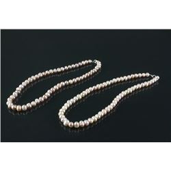 Chinese White Pearl Necklace