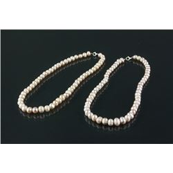 Chinese White Pearl Necklace