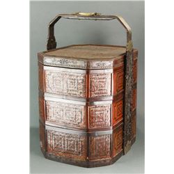 Chinese Bamboo Basket Qing Period