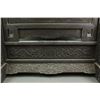 Image 10 : Chinese Zitan Screen Decorated Hardstone/Jade Qing