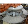 Image 1 : 3 - 8 Seat Coconut Tables - Heavy Concrete? - 3 Times the Money