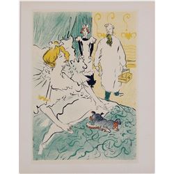 Vintage TOULOUSE-LAUTREC Litho Print L'ARTISAN MODERNE