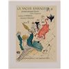 Image 1 : Vintage TOULOUSE-LAUTREC Litho Print LA VACHE ENRAGEE