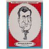Image 1 : Vintage 1971 EDMUND MUSKIE Caricature Paper Folder