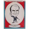 Vintage 1971 GEORGE MCGOVERN Caricature Paper Folder