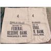 Pair of Vintage Federal Reserve Bank Money Bags