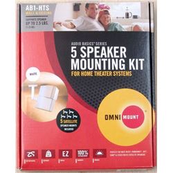 New OMNIMOUNT Home Theater 5 Speaker Mounting Kit