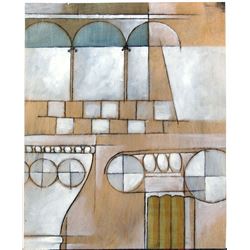 Original Painting Architectural Abstract II