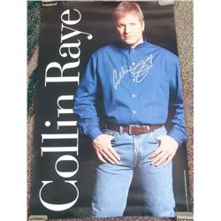 Vintage Hand Signed Mini Poster of COLLIN RAYE