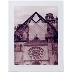 Photo Print LA PYRAMIDE du LOUVRE/CHARTRES CATHEDRAL