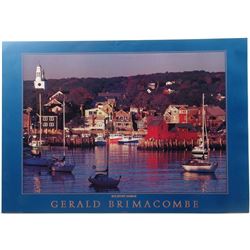 XL Photo Print ROCKPORT HARBOR by Gerald Brimacombe