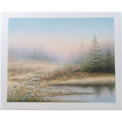 ARNOLD ALANIZ S/N Landscape Print TWILIGHT REVERIE I