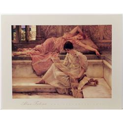 1994 Print THE FAVOURITE POET Sir Lawrence Alma Tadema