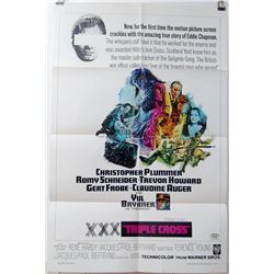 Original TRIPLE CROSS 1967 U. S. One Sheet Movie Poster