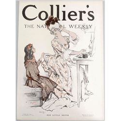 2 1907 COLLIER'S Theatre Girl/The Picnic ALBERT STERNER