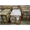 Image 2 : PALLET OF LANDSCAPE WHITE 24"X24" STONE TILE