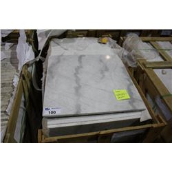 PALLET OF LANDSCAPE WHITE 24 X24  STONE TILE