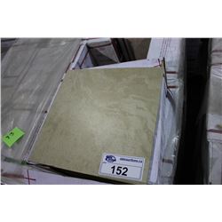 PALLET OF LIGHT BROWN CERAMIC TILES