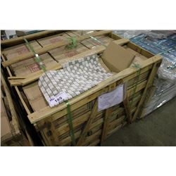 CRATE OF STONE MOSAIC TILE